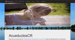 Desktop Screenshot of acueductoscr.com